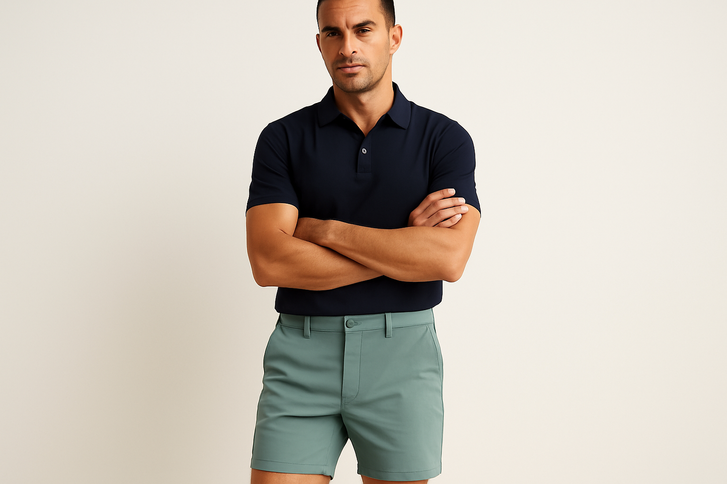 Look 2 - Polo azul marino