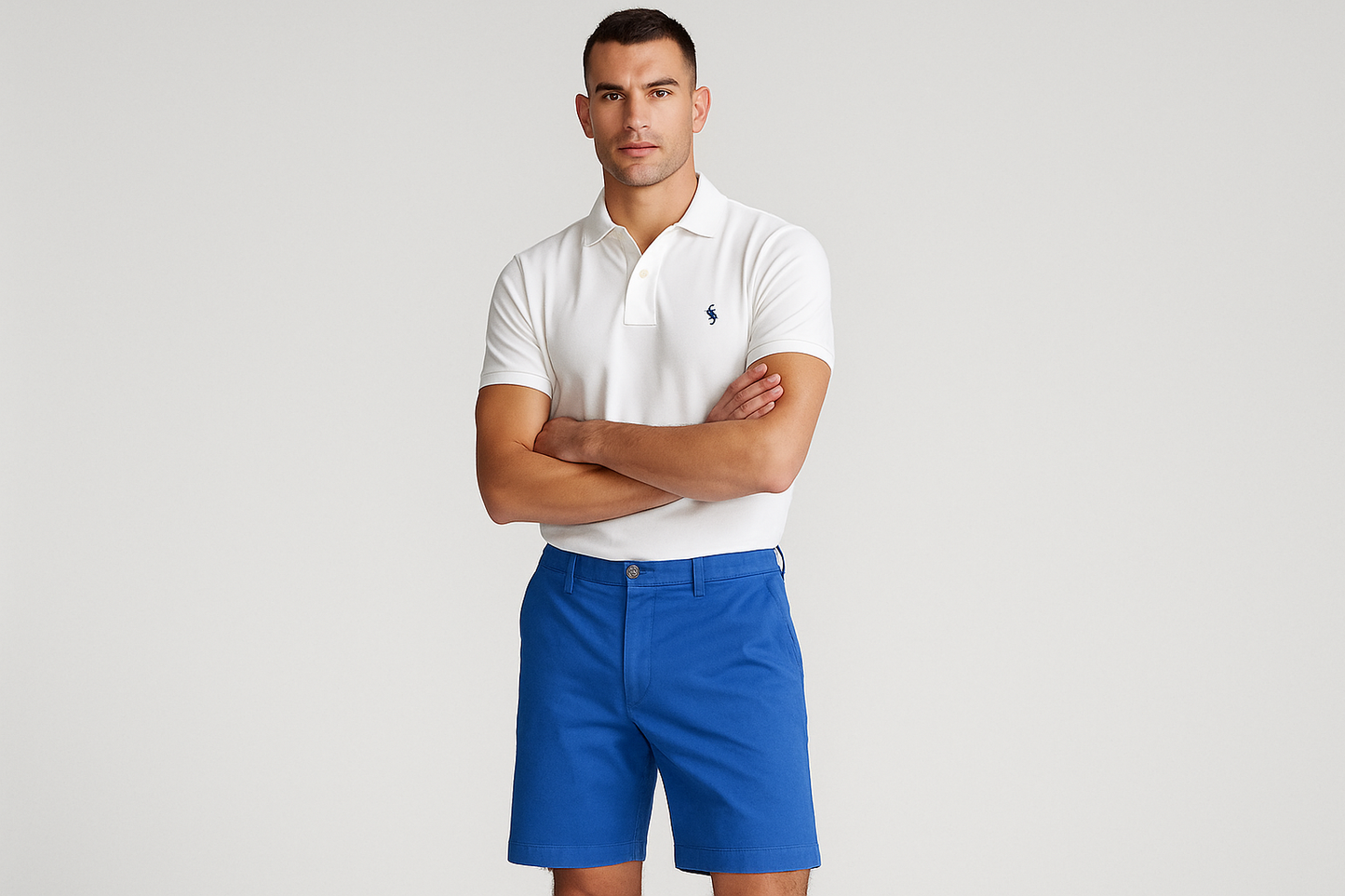 Look 2 - Polo blanco