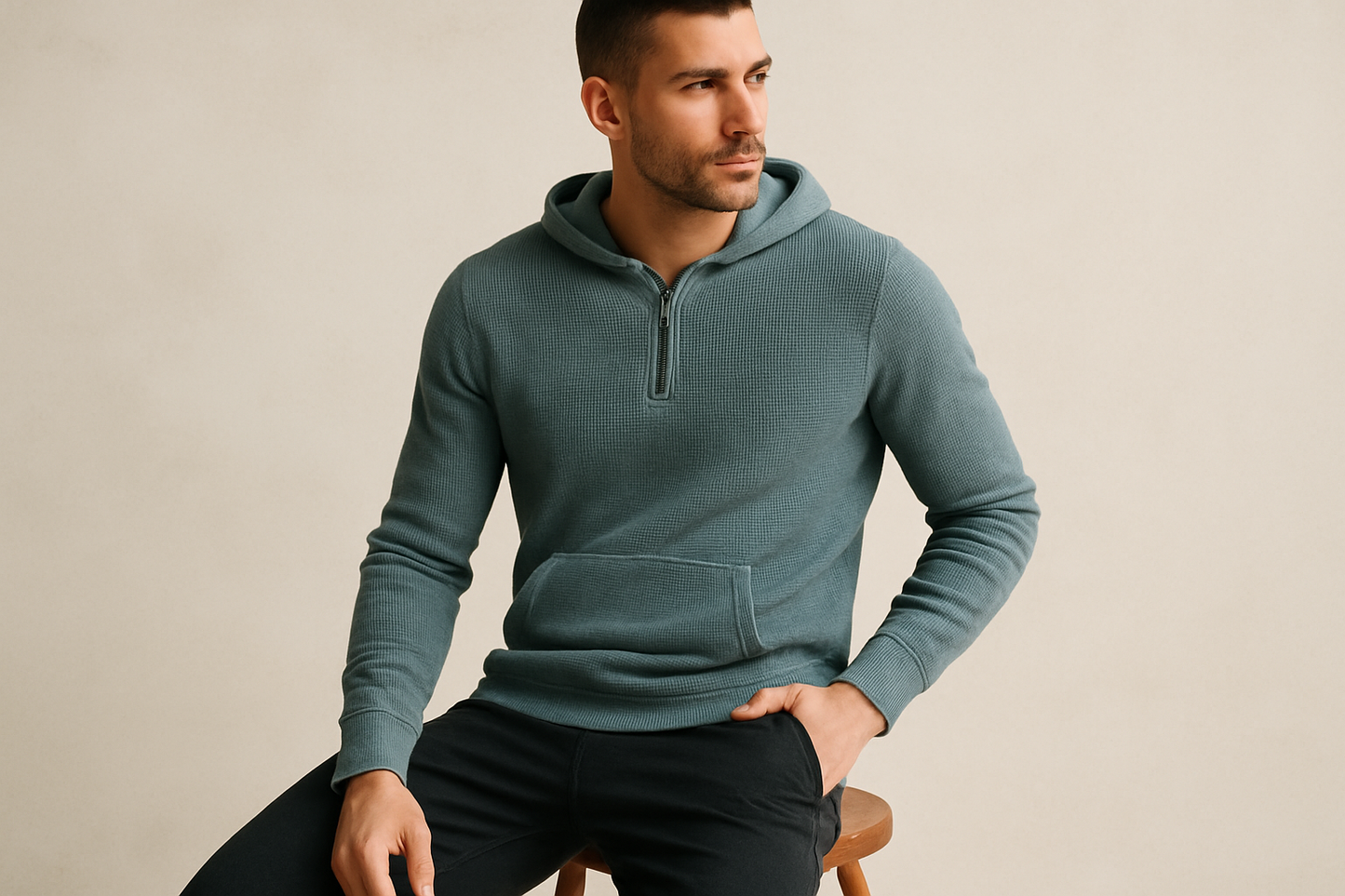 Look 2 - Pose sentado relajado