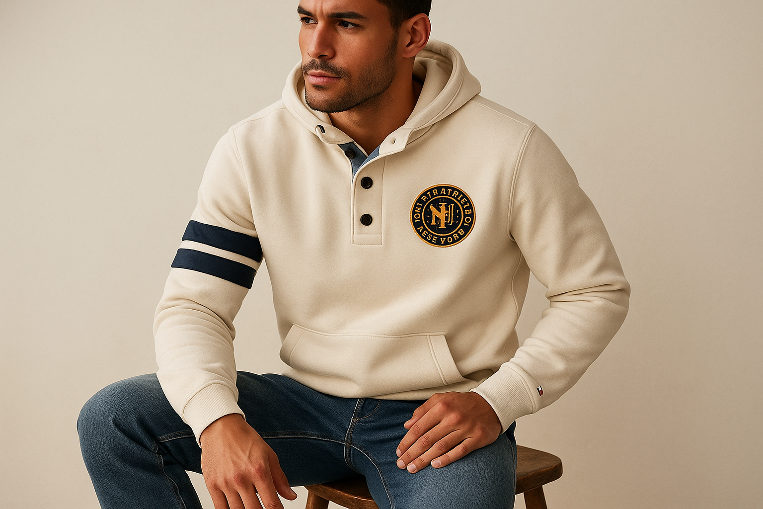 Look 2 - Pose sentado relajado