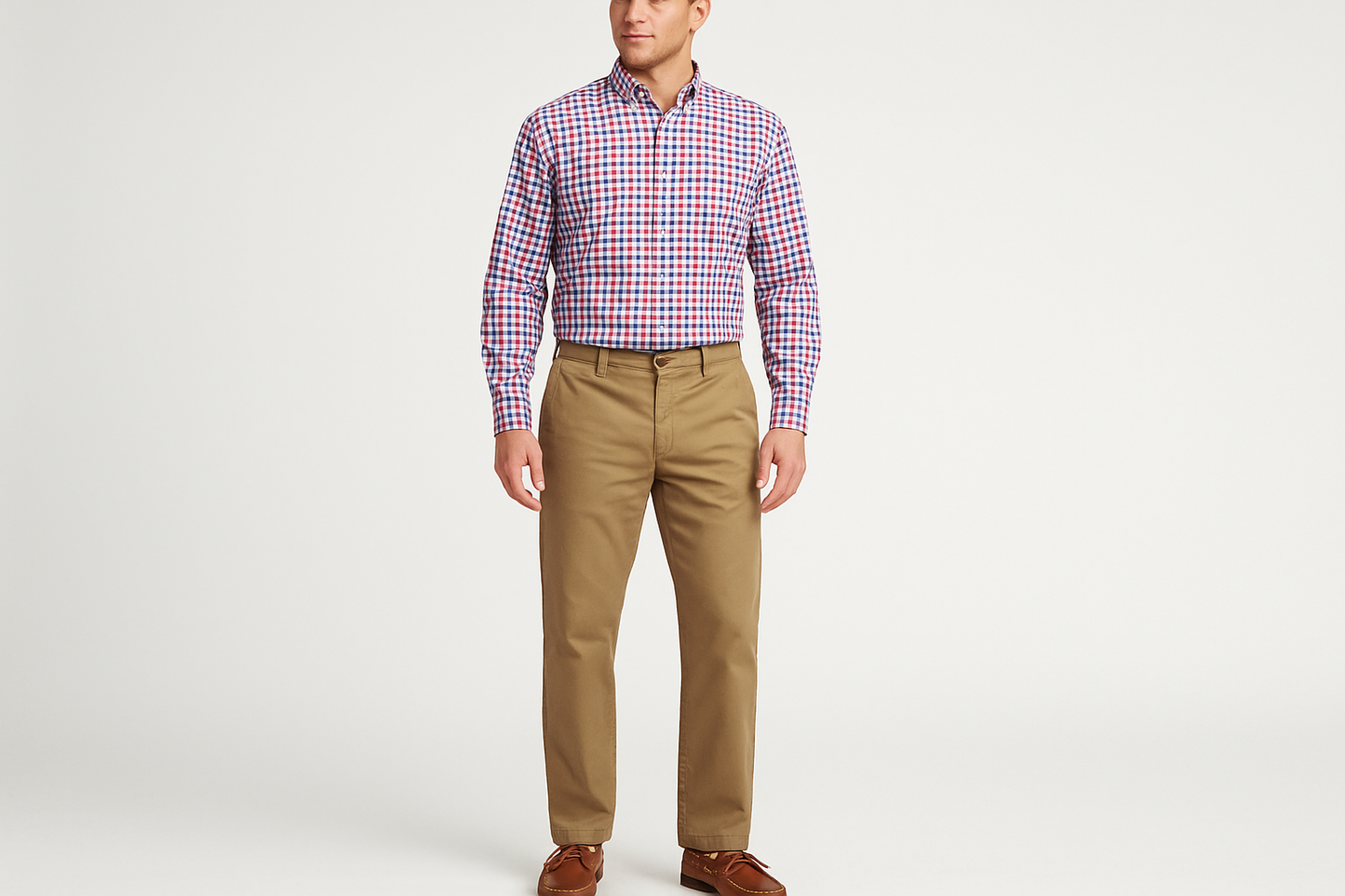 Look 2 - Smart casual con chinos y boat shoes