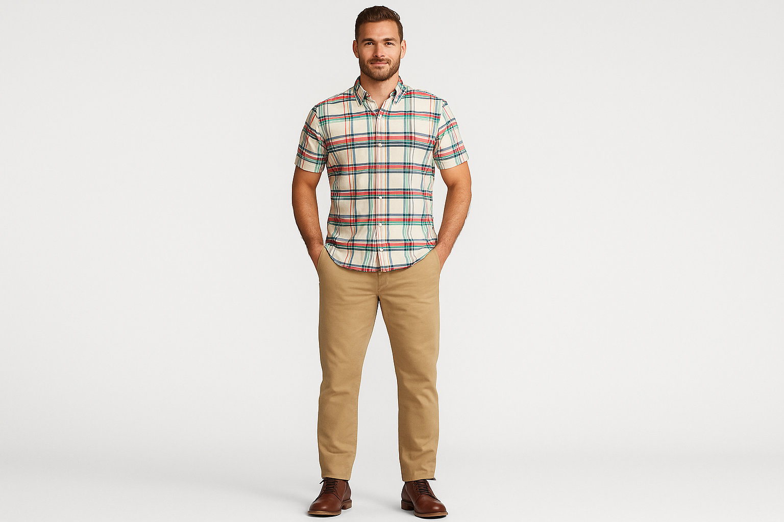 Look 2 - Smart casual con chinos y botas