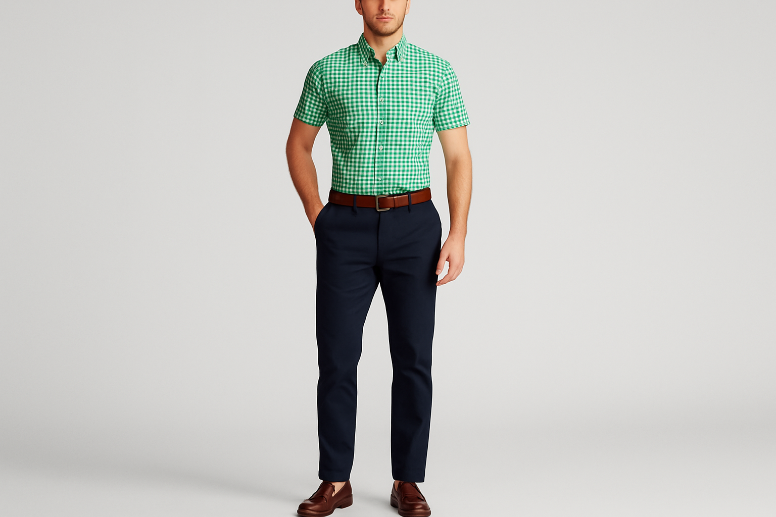 Look 2 - Smart casual preppy