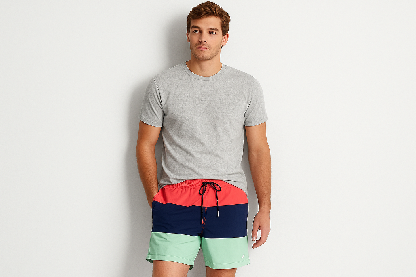 Look 3 - Camiseta gris manga corta casual