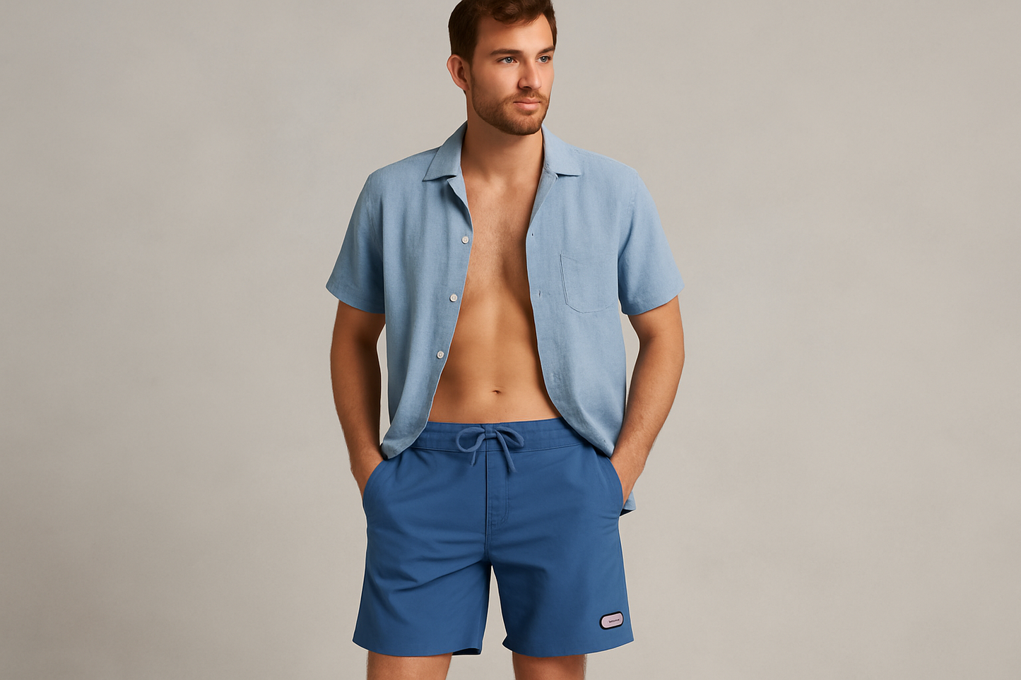 Look 3 - Con camisa abierta casual