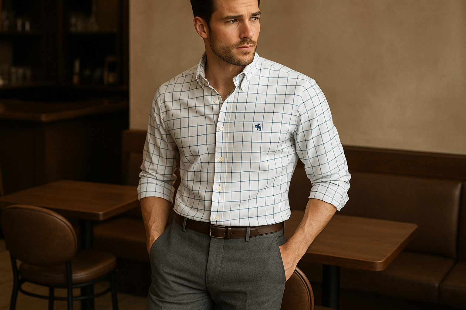 Look 3 - Smart Casual con logo