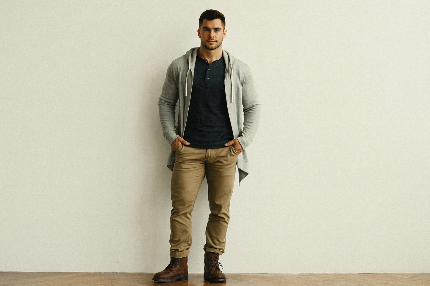 Look 3 - Smart casual layered sin logo