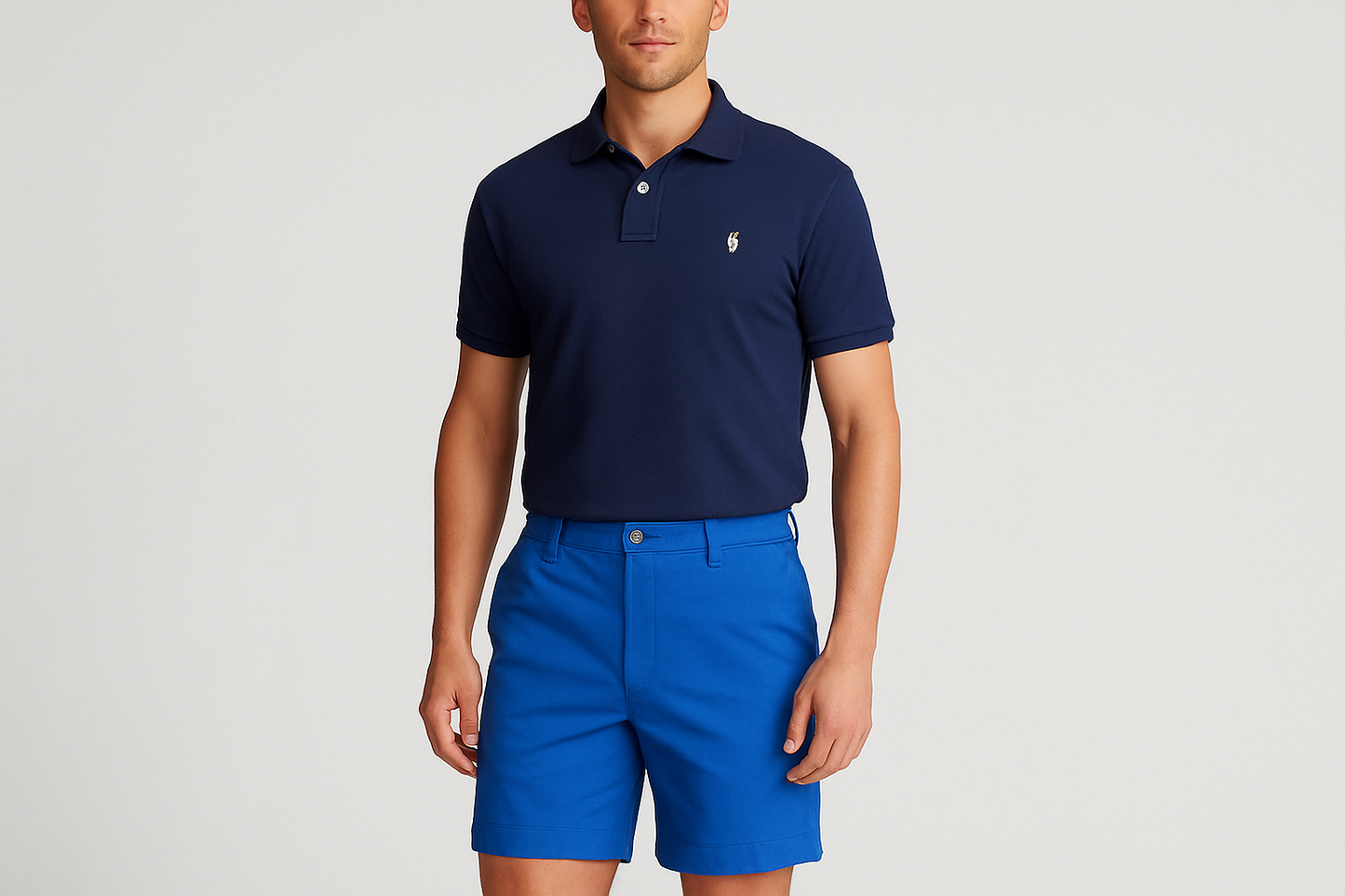 Look 4 - Polo azul marino