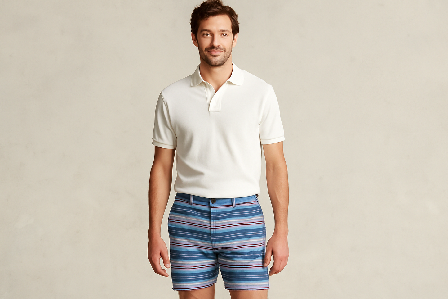 Look 4 - Polo blanco