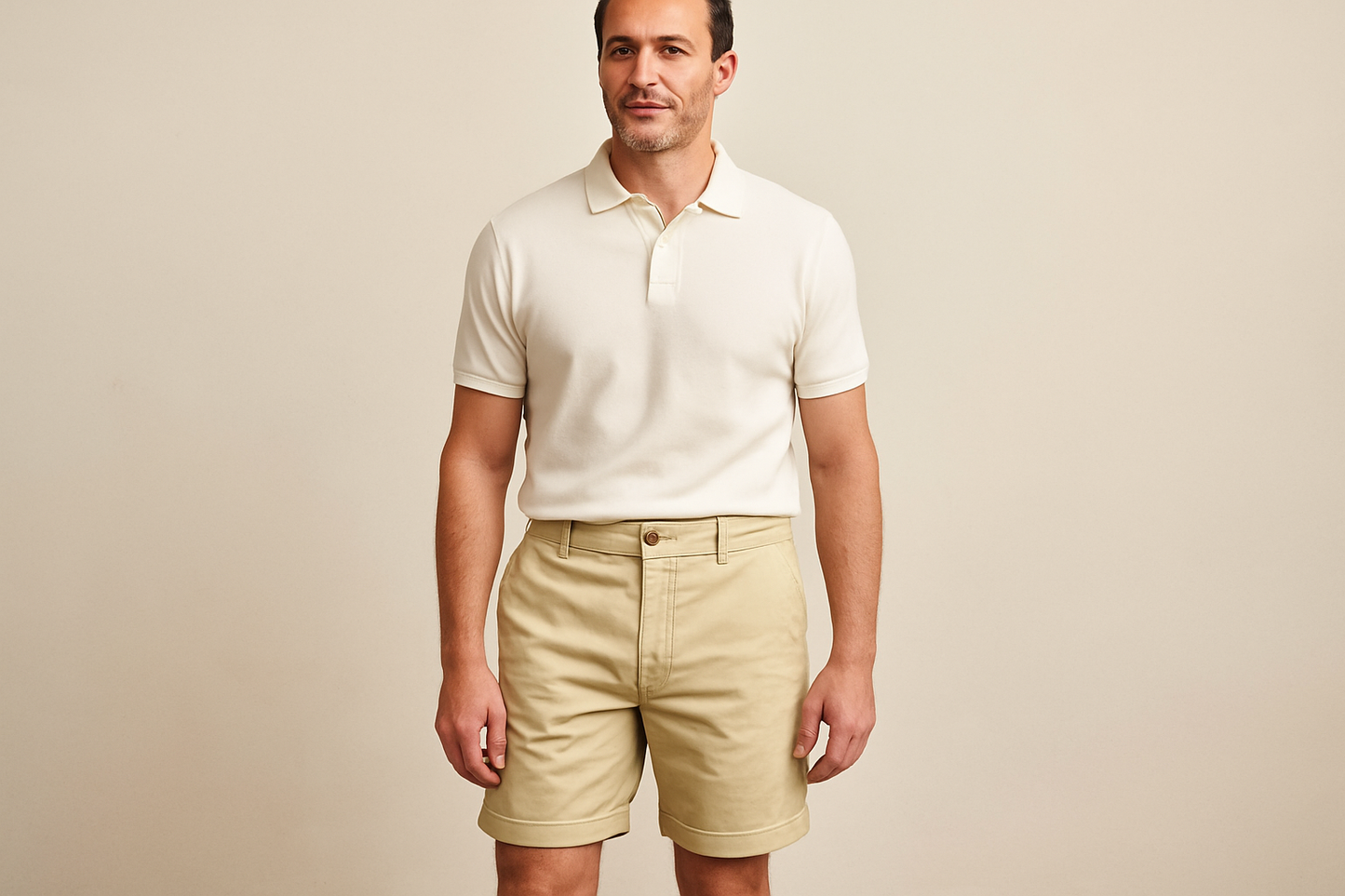 Look 4 - Polo blanco