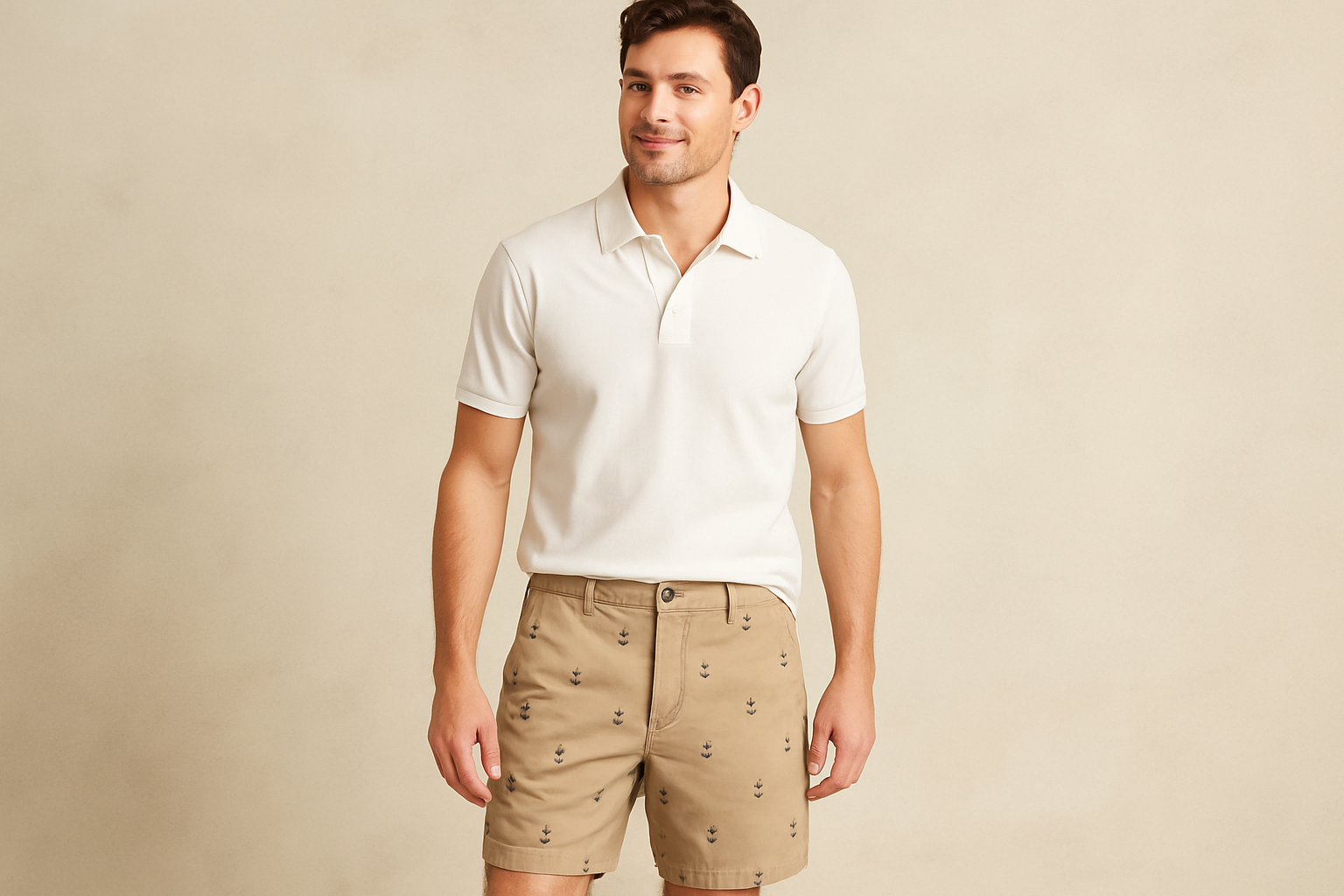 Look 4 - Polo blanco