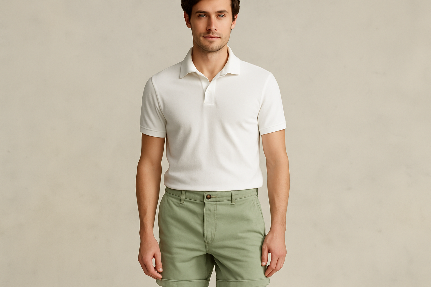 Look 4 - Polo blanco