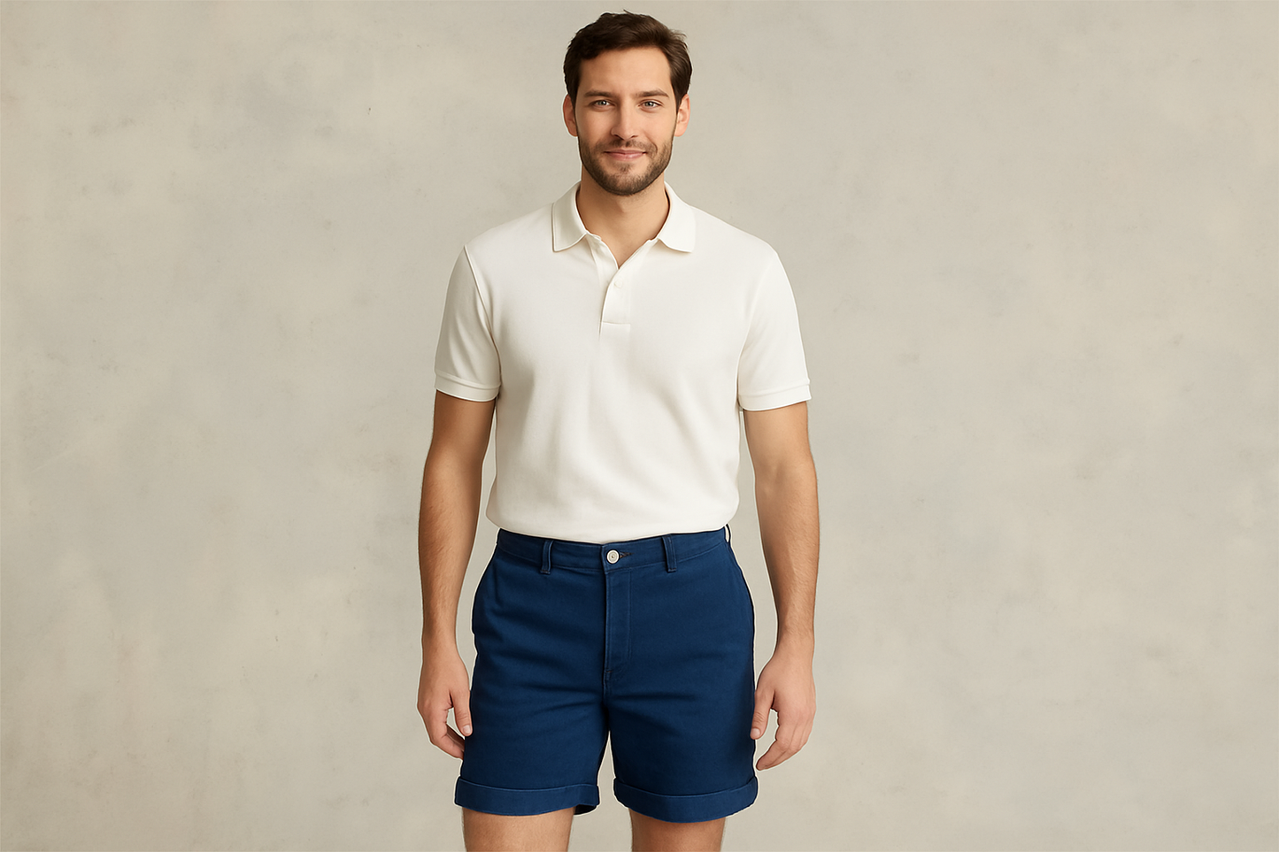 Look 4 - Polo blanco