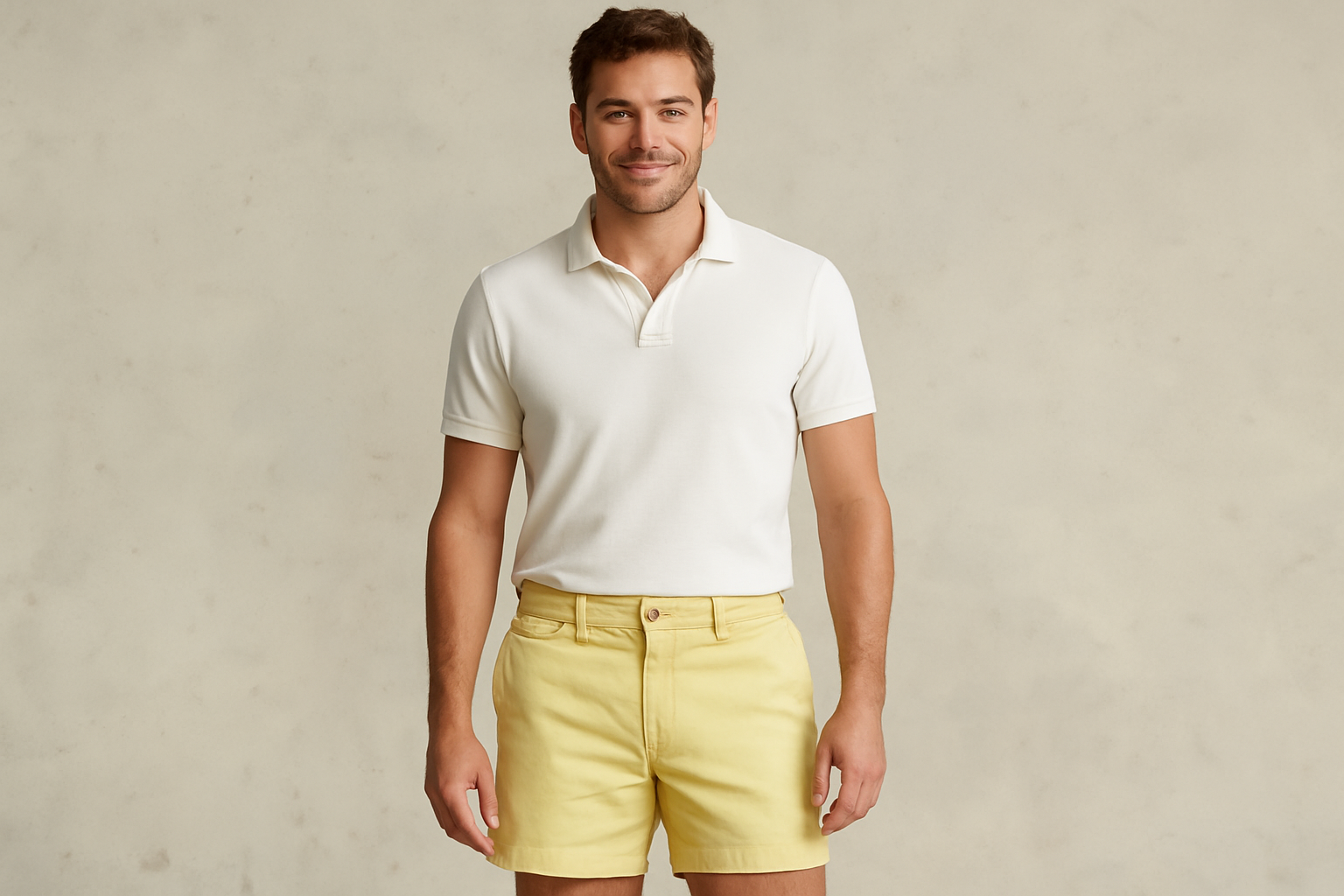 Look 4 - Polo blanco