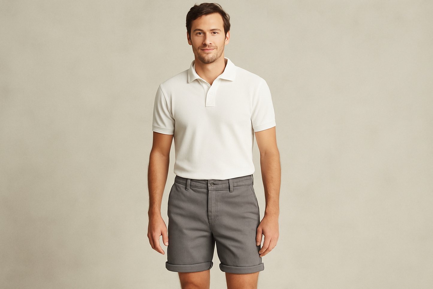 Look 4 - Polo blanco