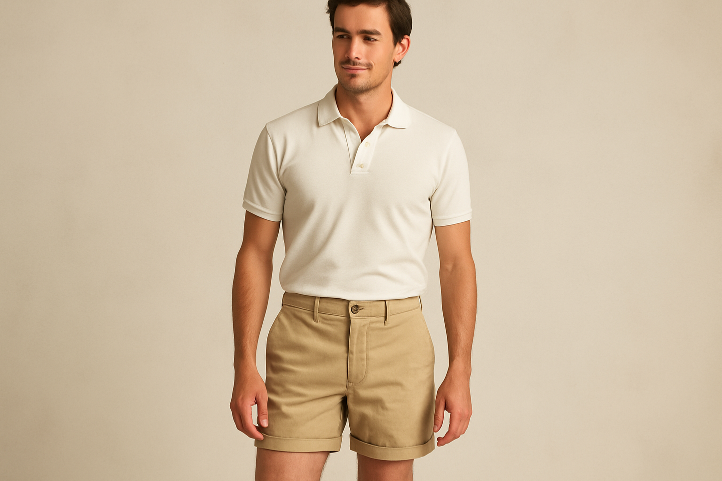 Look 4 - Polo blanco