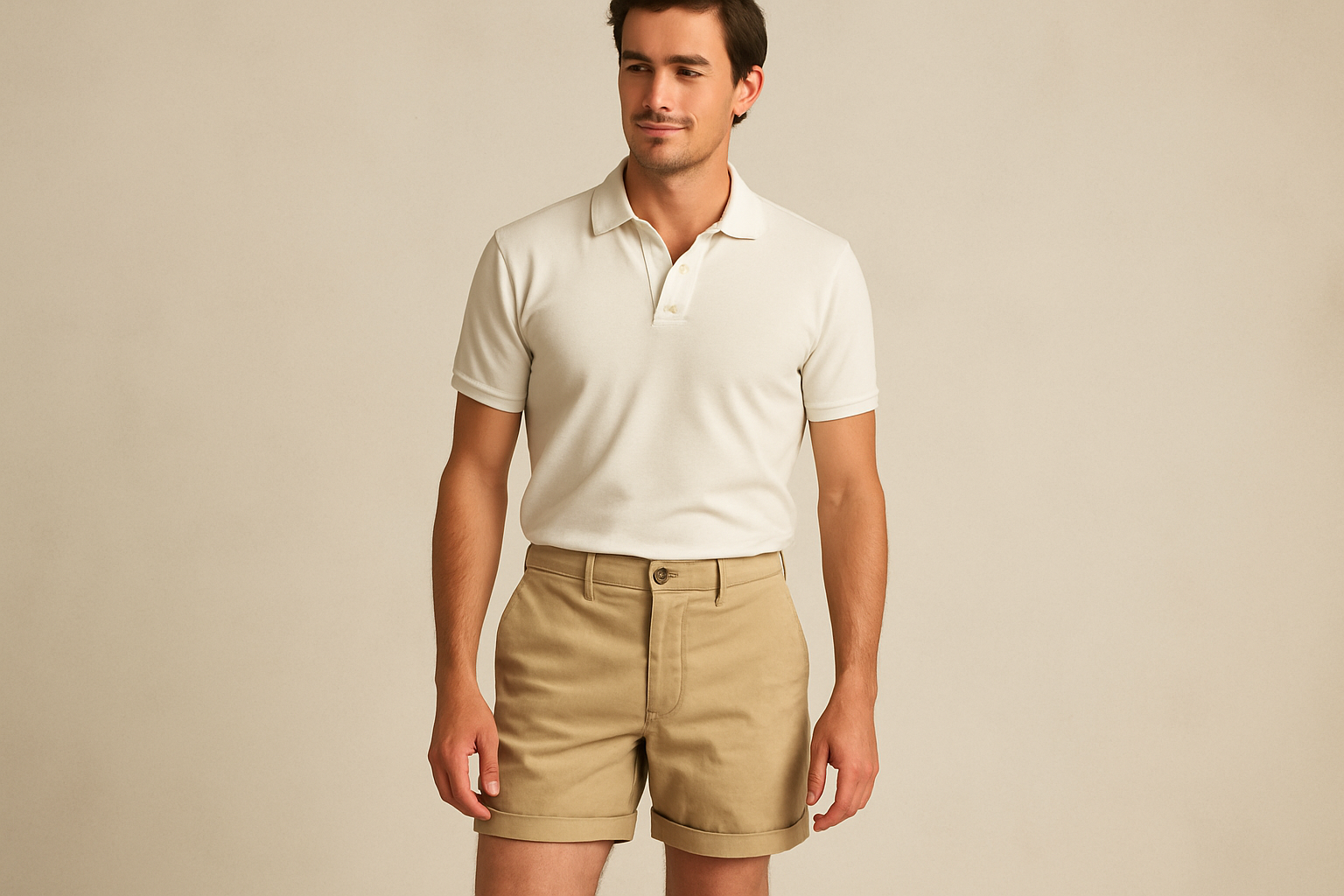 Look 4 - Polo blanco