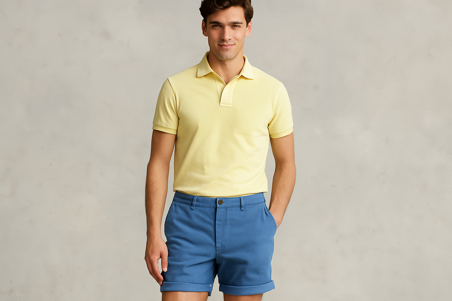 Look 4 repetido - Polo amarillo claro