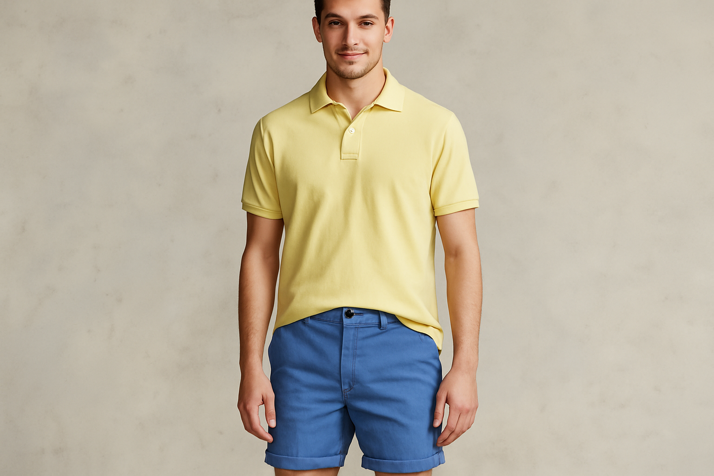 Look 4 repetido - Polo amarillo por fuera