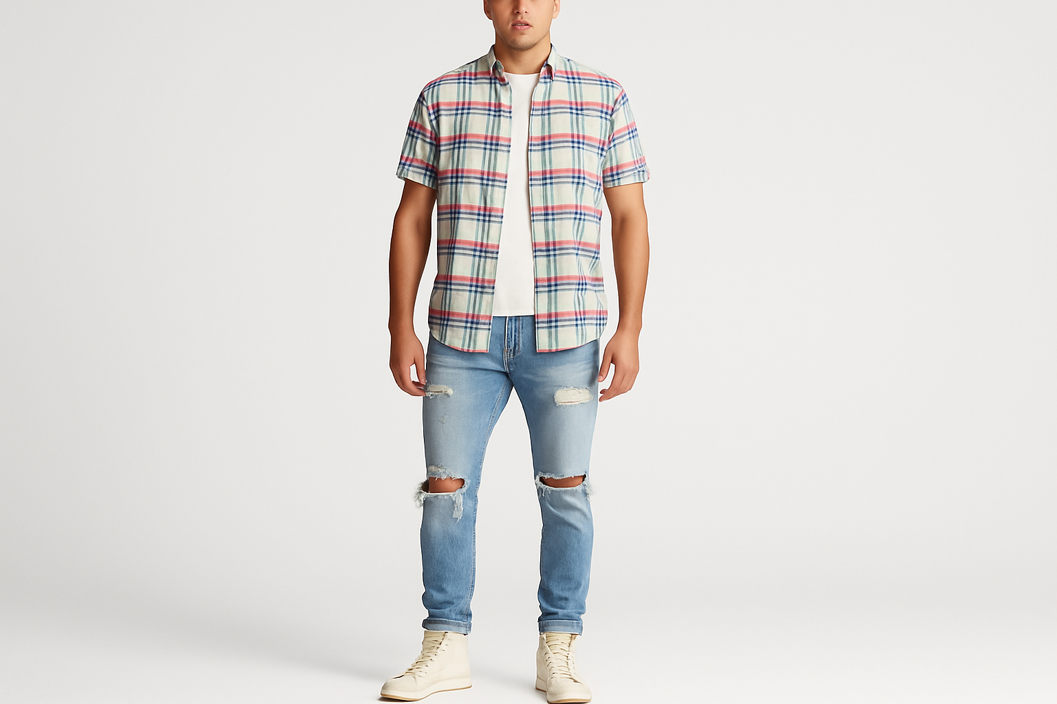 Look 4 - Streetwear con camiseta y jeans