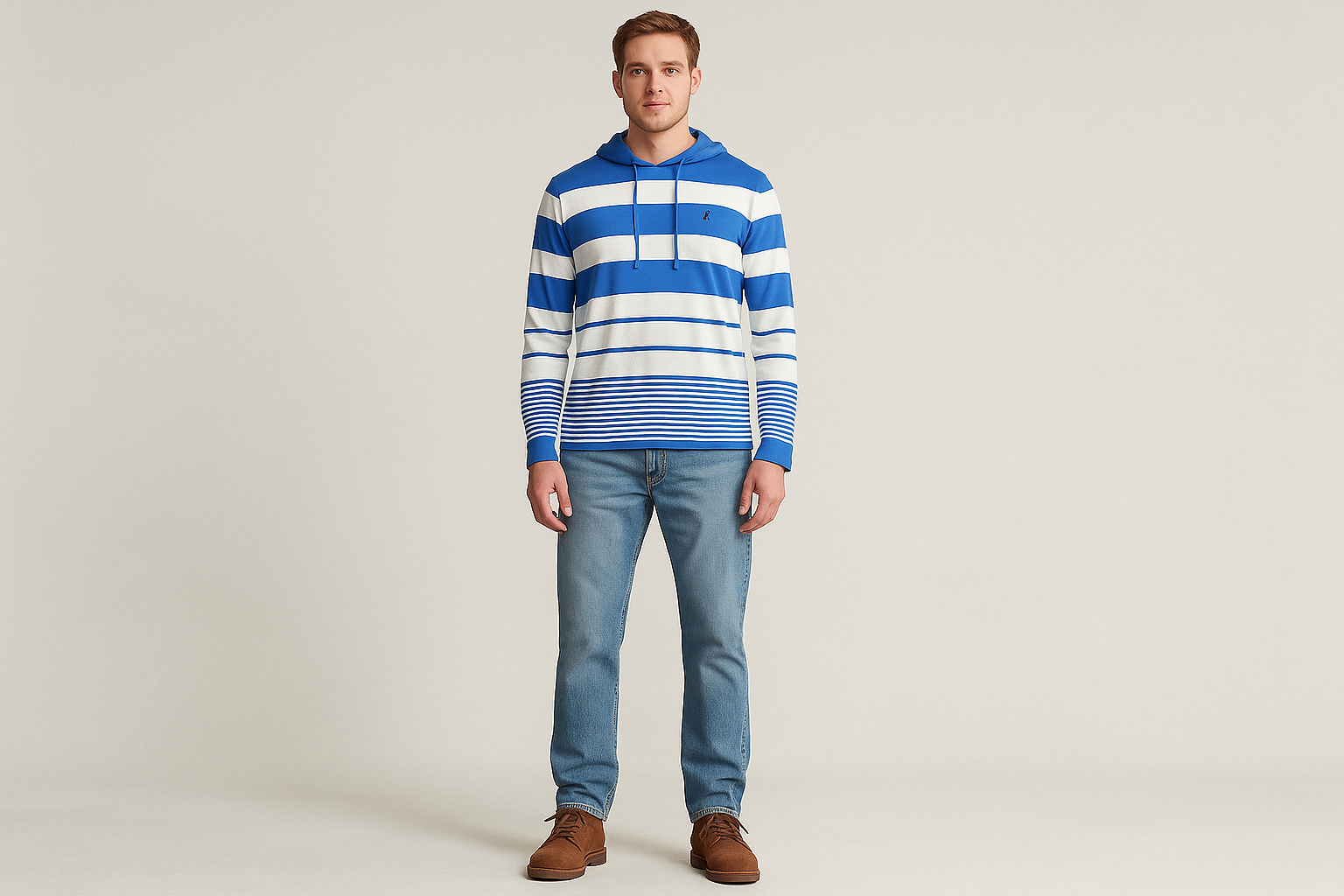 Look 5: Hoodie con jeans claros y botas - Estilo weekend casual