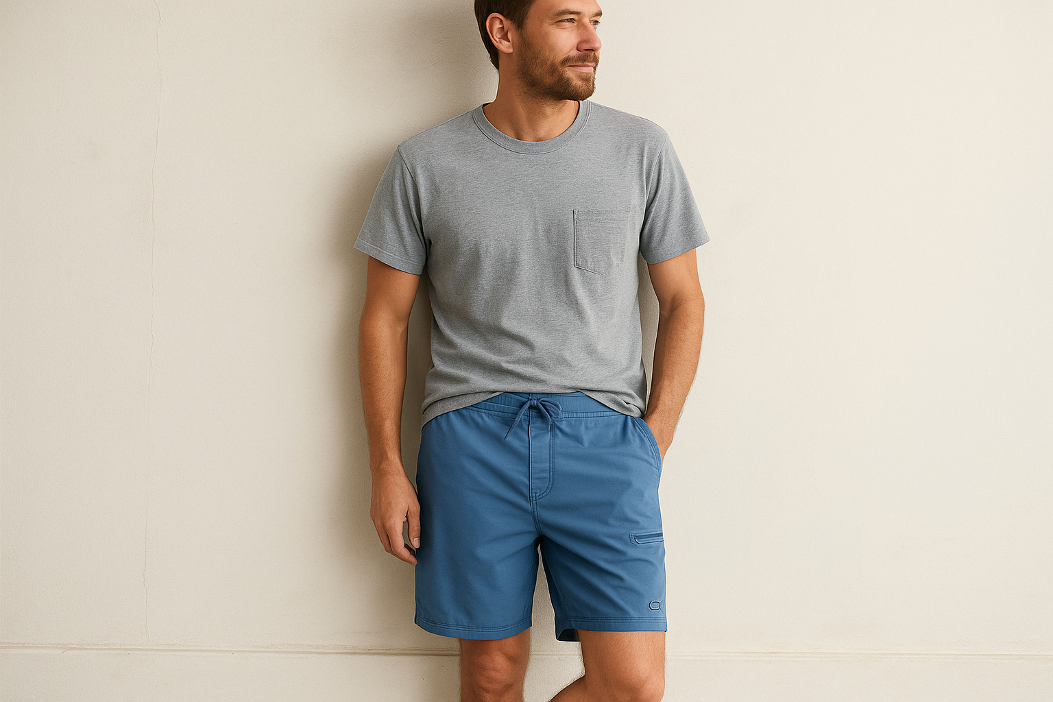 Look 5 - Look casual con camiseta gris