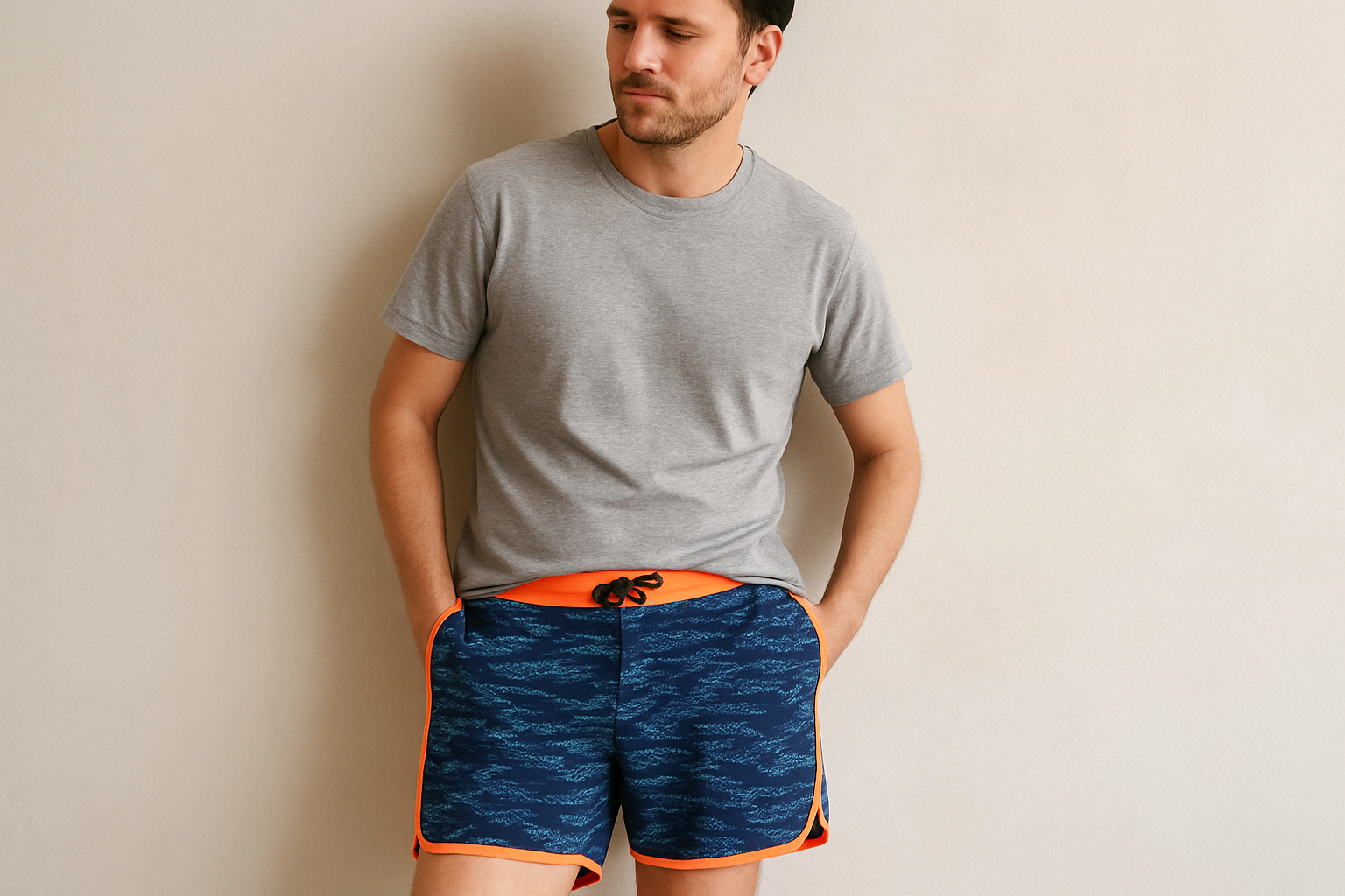 Look 5 - Look casual con camiseta gris