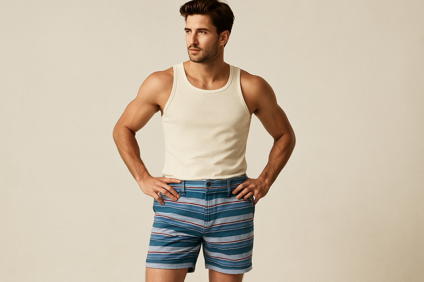 Look 6 - Tank top crema