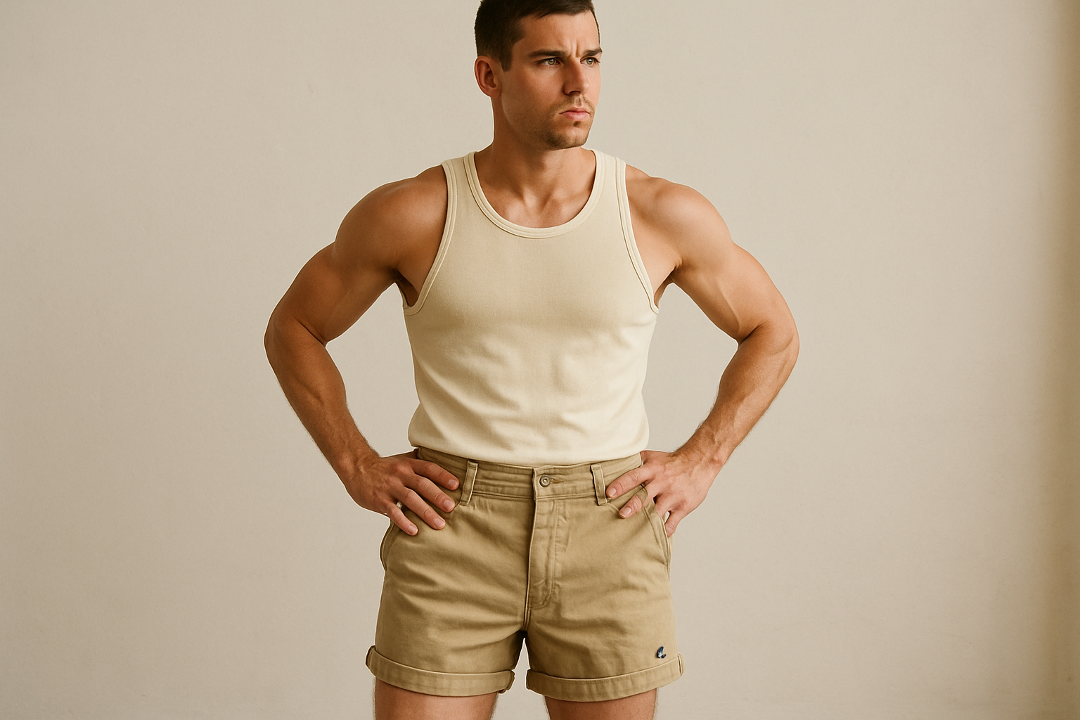 Look 6 - Tank top crema