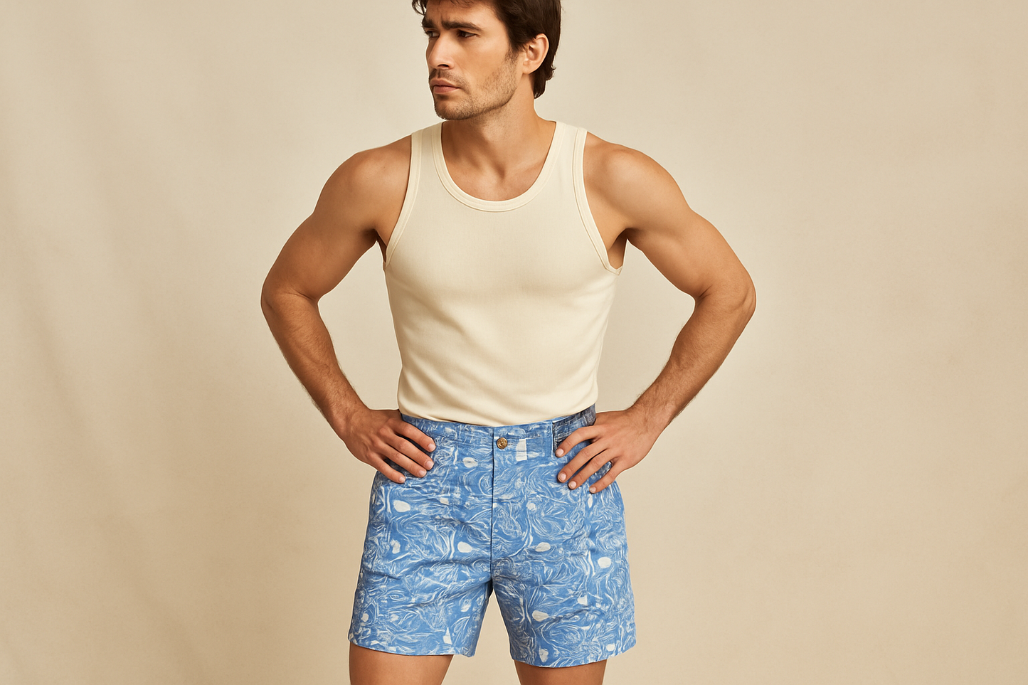 Look 6 - Tank top crema