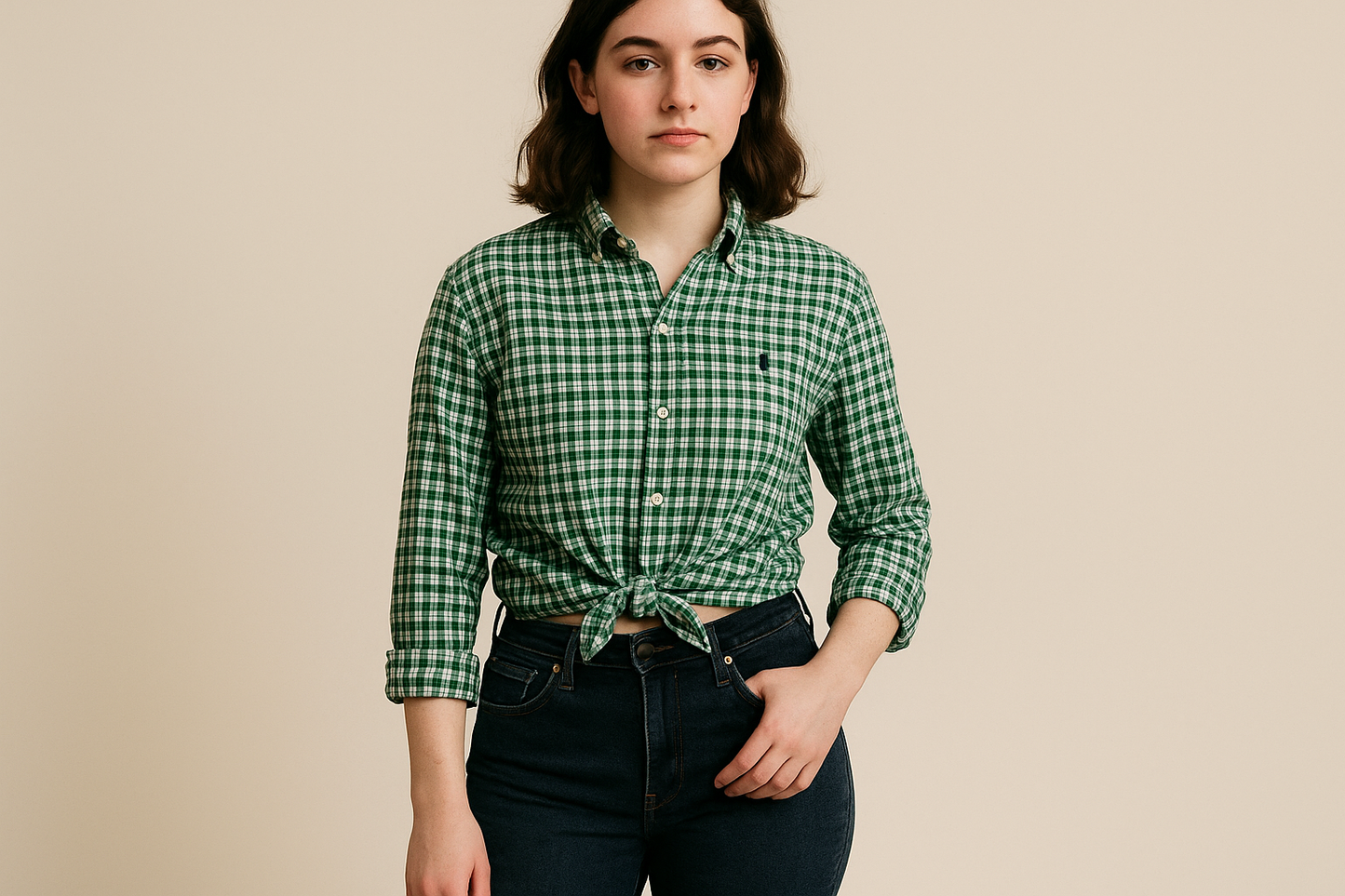 Look anudado a la cintura