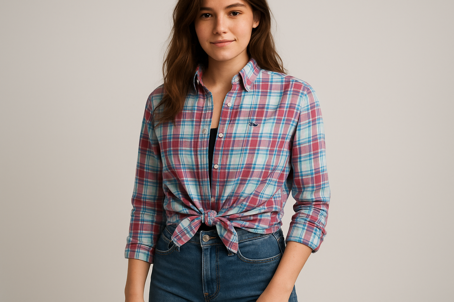 Look anudado a la cintura