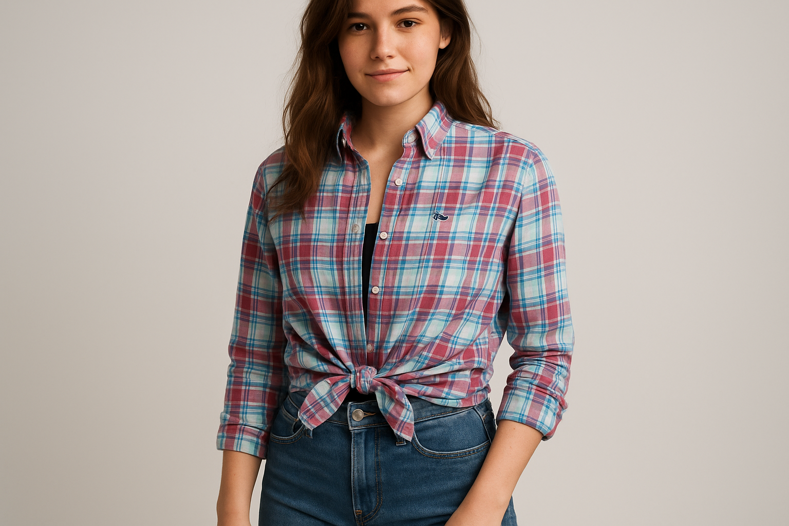 Look anudado a la cintura