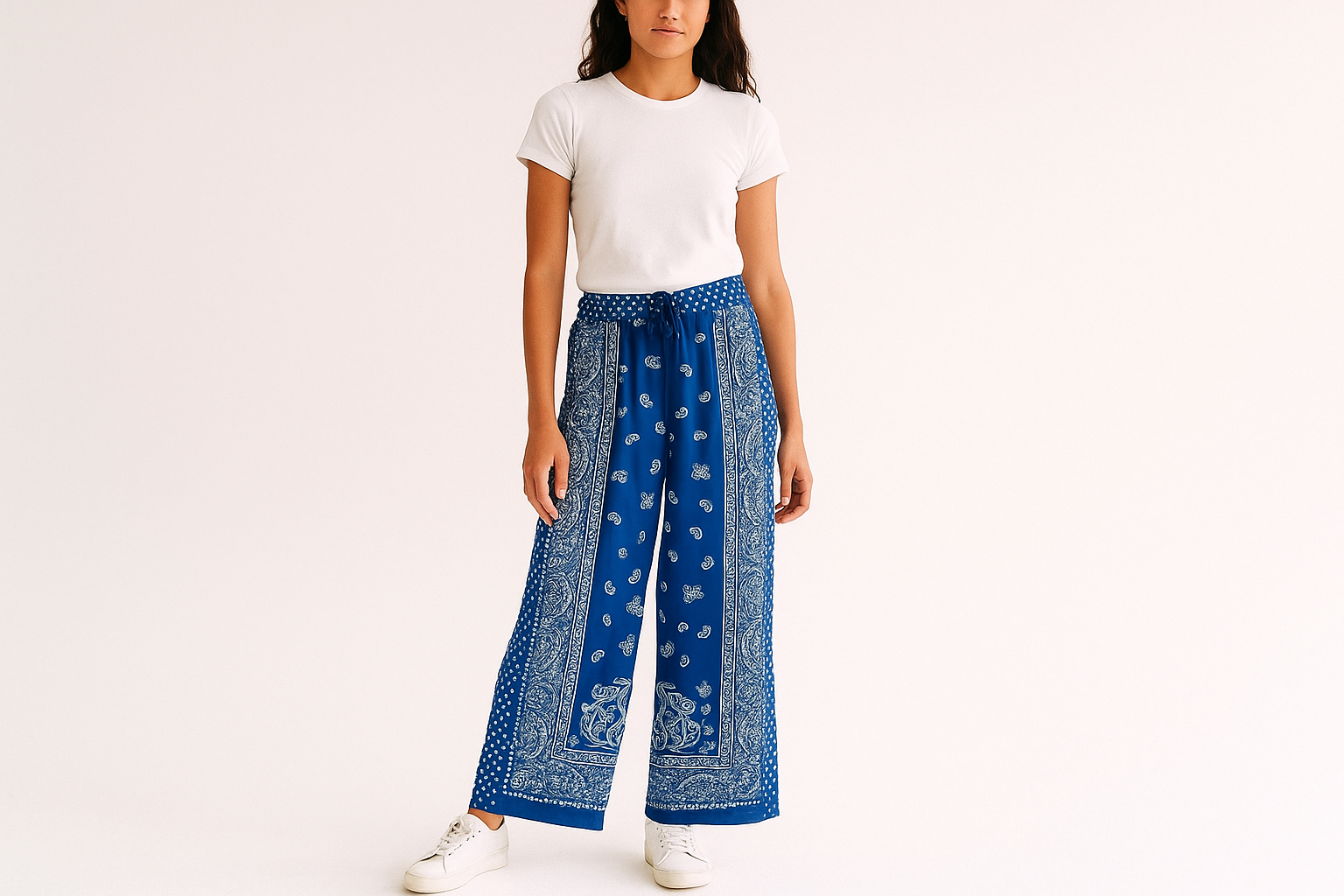 Look casual con camiseta blanca