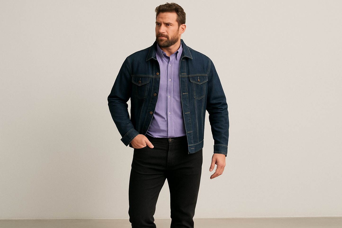 Look casual con chaqueta de mezclilla