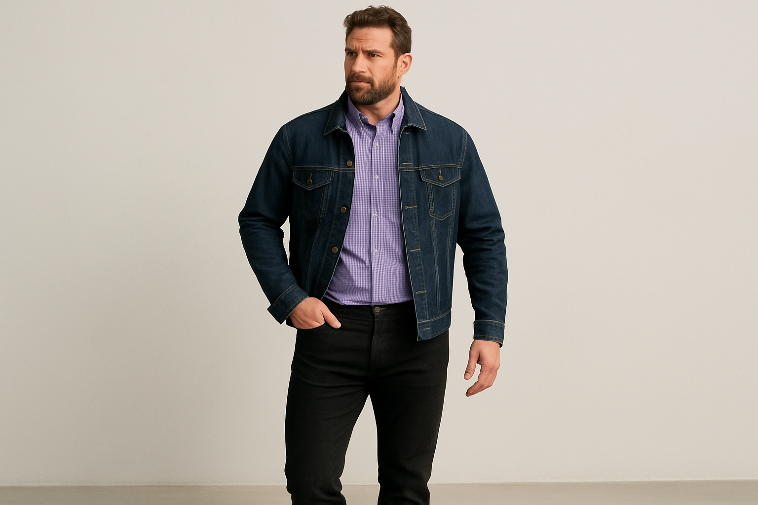 Look casual con chaqueta de mezclilla