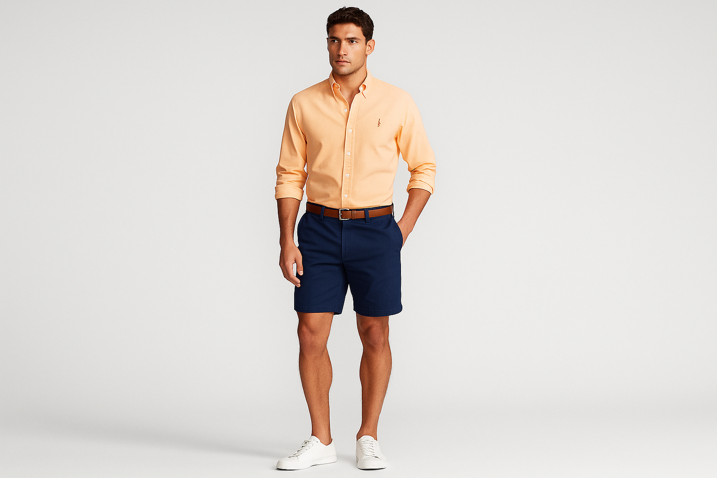 Look casual con chino shorts