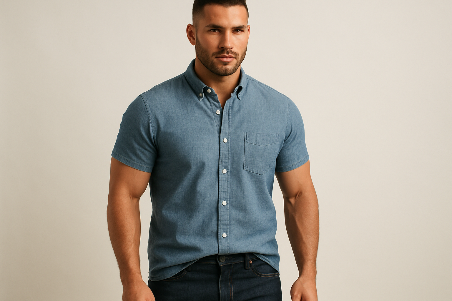 Look casual con jeans - color exacto