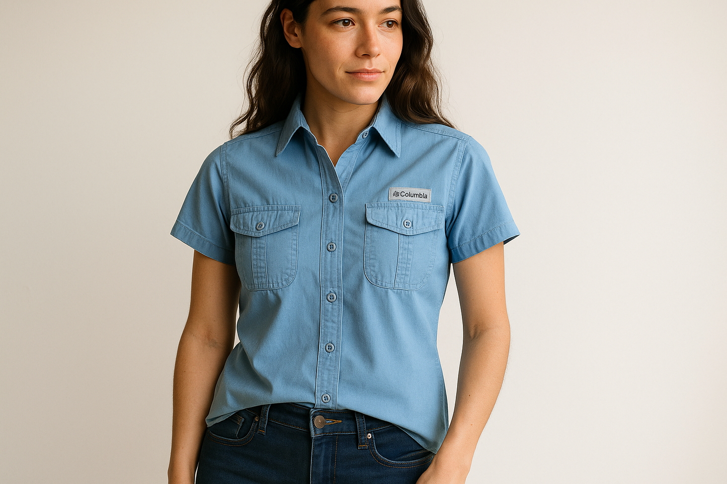 Look casual con jeans oscuros