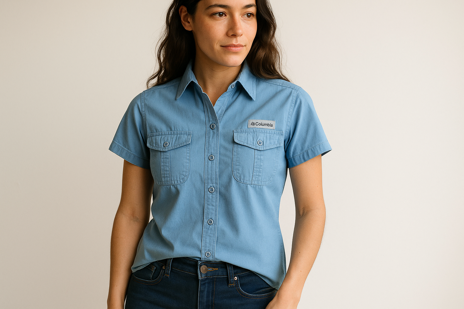 Look casual con jeans oscuros