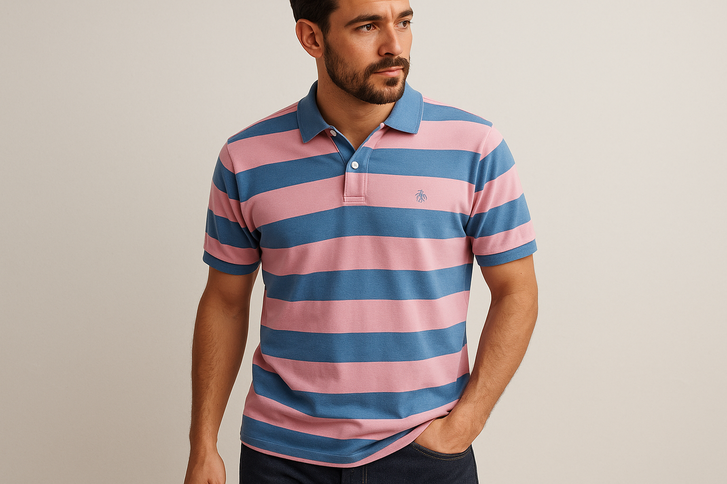 Look casual con jeans oscuros