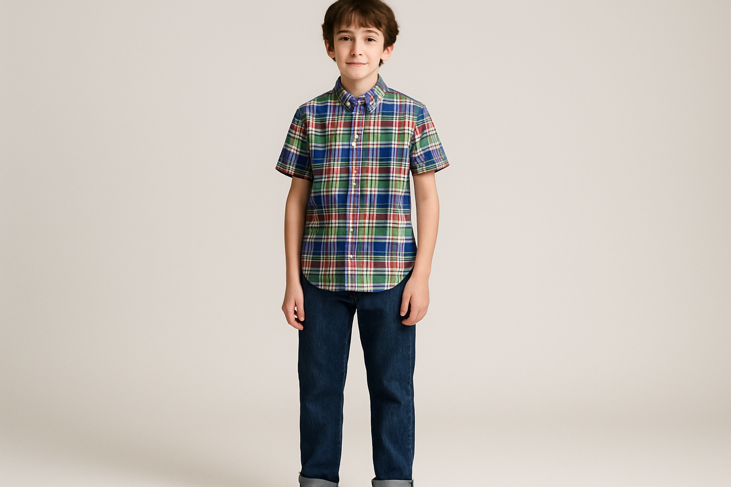 Look casual con jeans oscuros