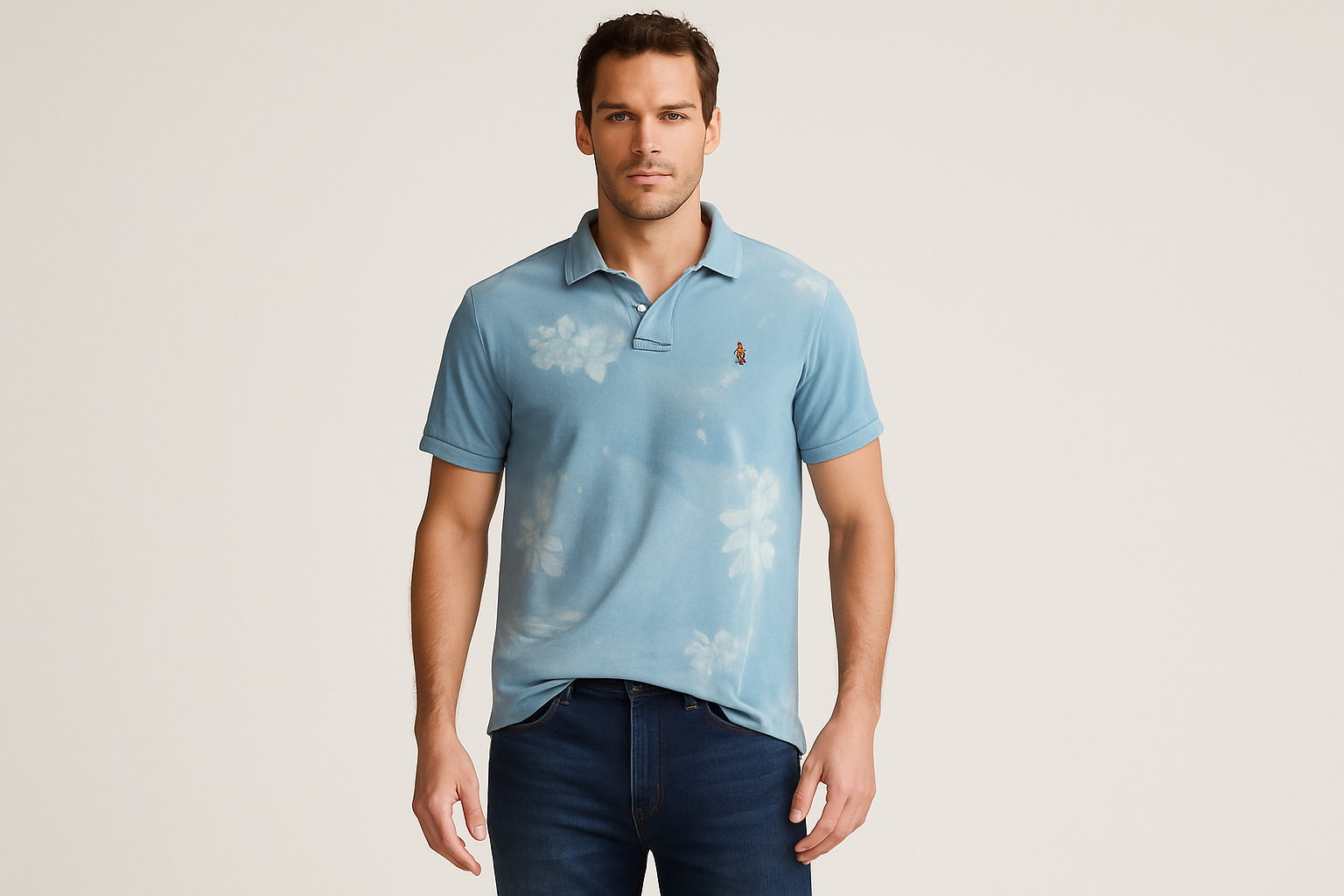 Look casual con jeans oscuros