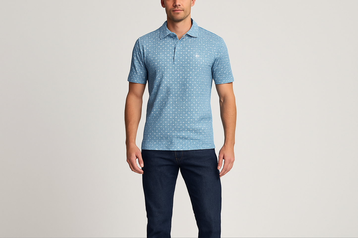 Look casual con jeans oscuros