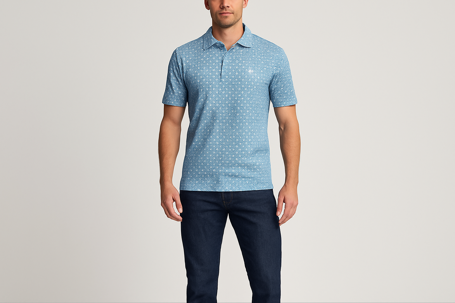 Look casual con jeans oscuros