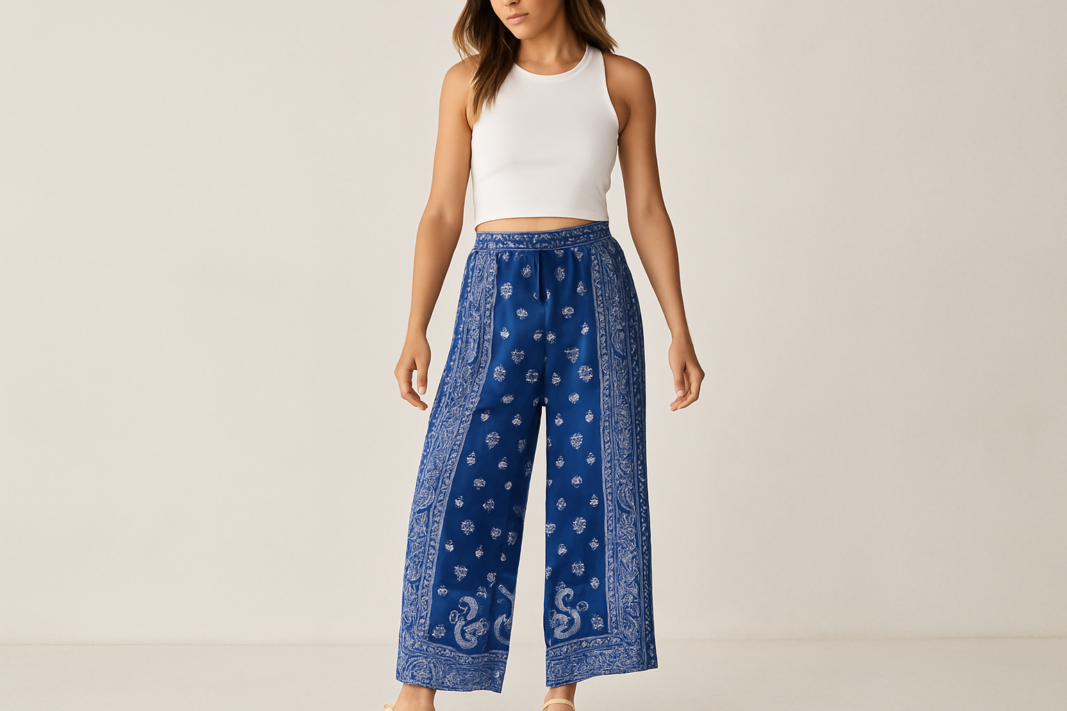 Look casual de fin de semana con crop top