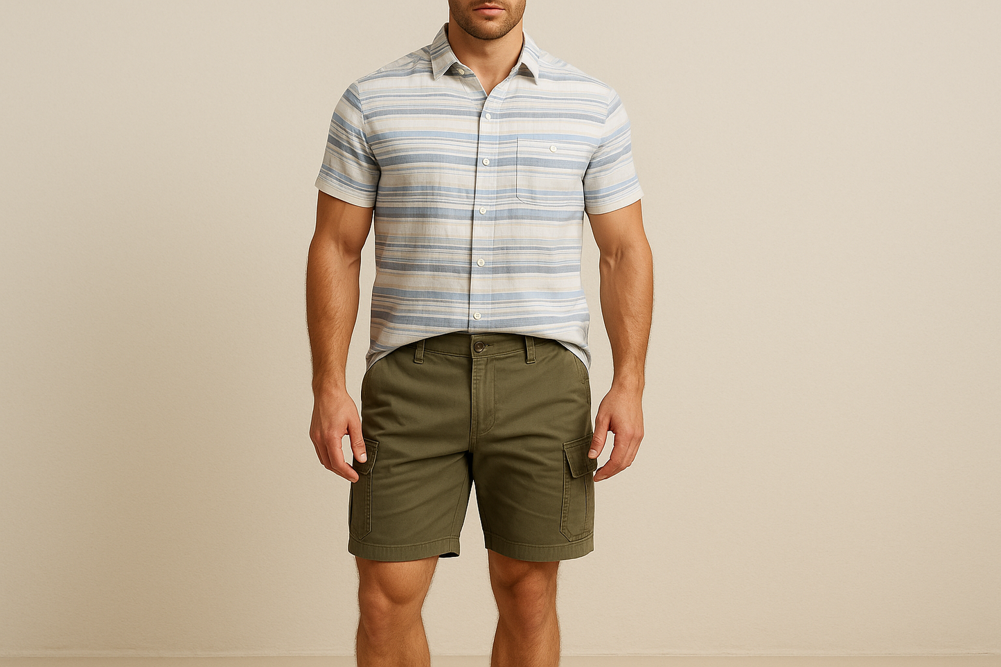 Look casual de fin de semana con shorts