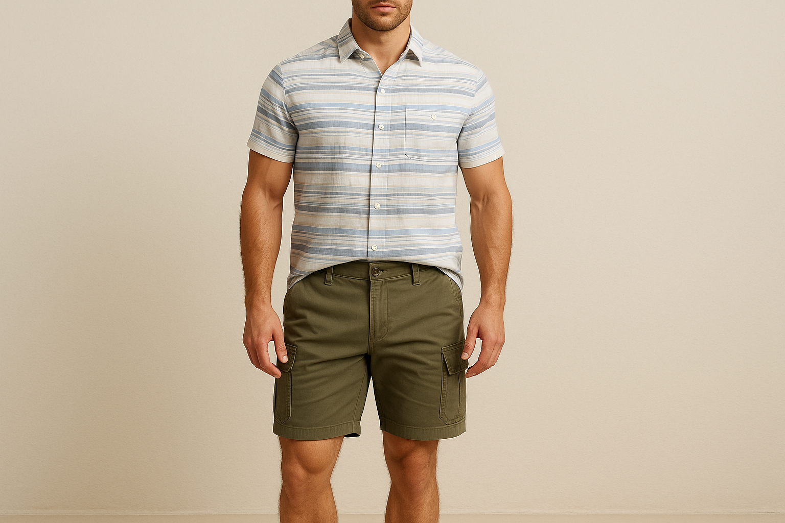 Look casual de fin de semana con shorts