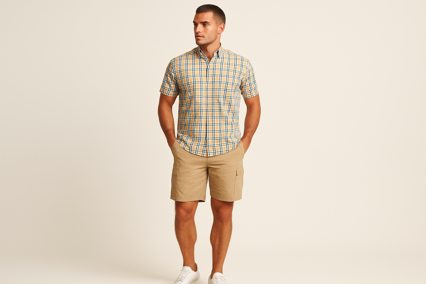 Look casual de fin de semana con shorts