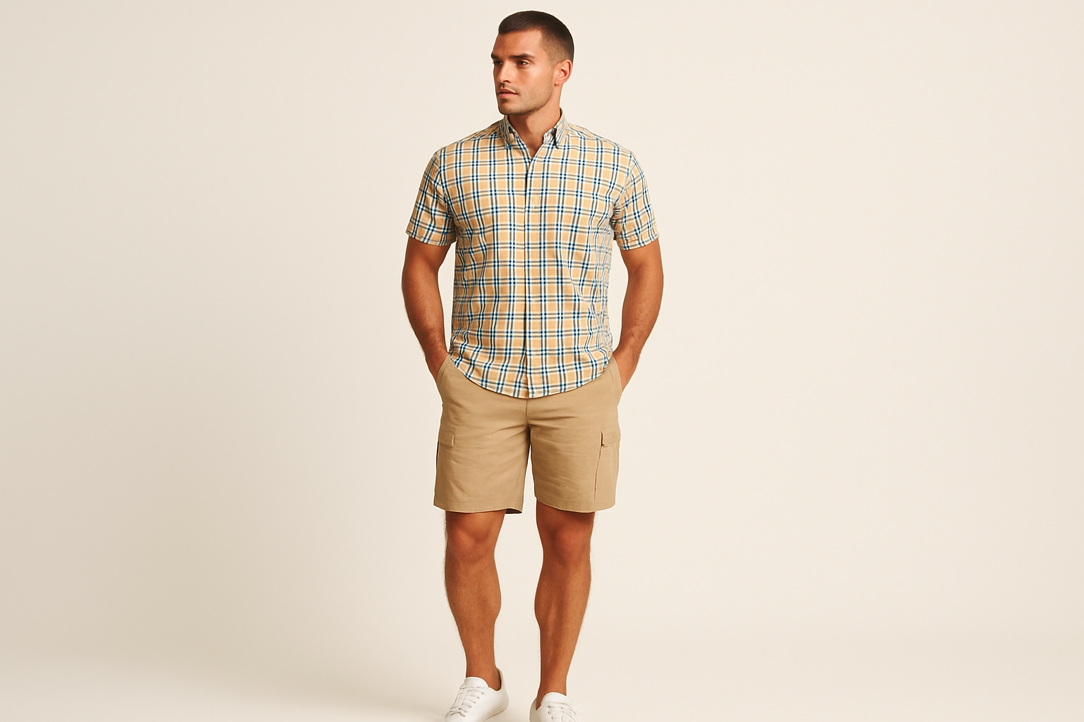 Look casual de fin de semana con shorts